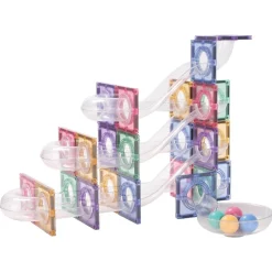 Klocki magnetyczne Ball Run Creative Pack Pastel - 70 el.