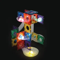 Klocki magnetyczne Ball Run Dazzling Lights Pack Intense - 100 el.