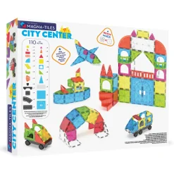 Klocki Magnetyczne City Center 110 el.