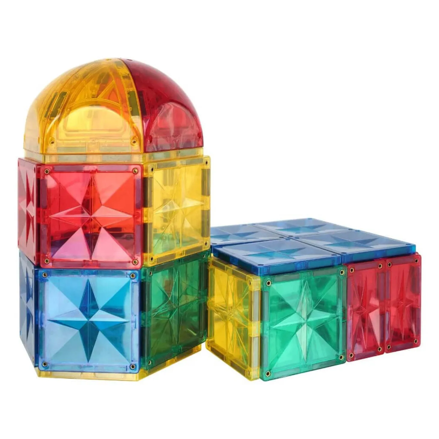 Klocki magnetyczne Curved Dome Pack Intense - 47 el.