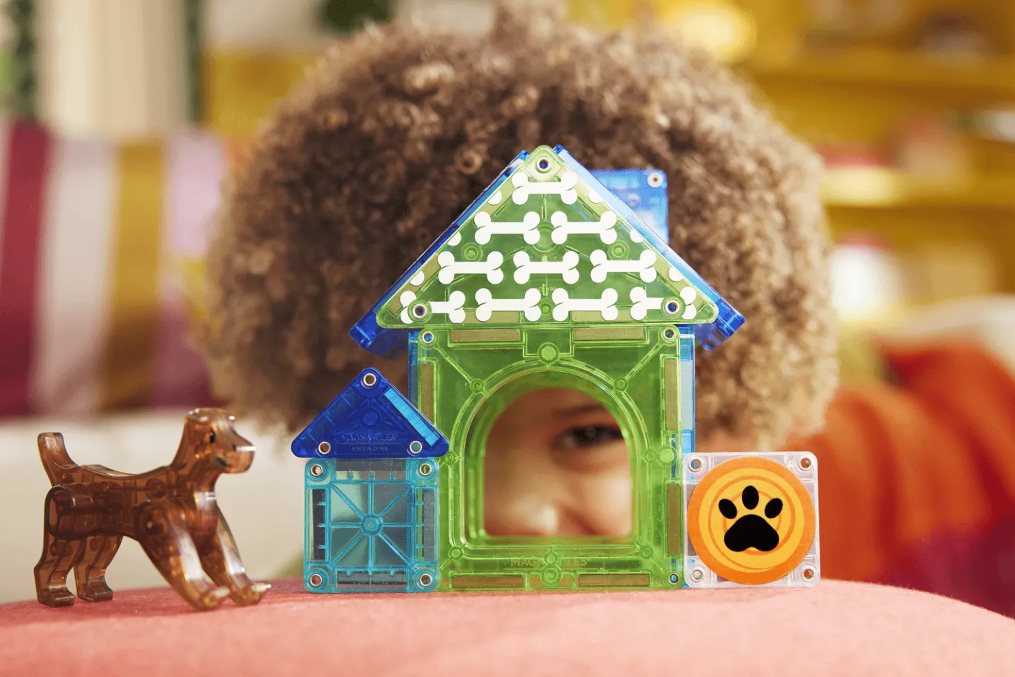 Klocki Magnetyczne Dog House 13 el.