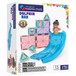 Klocki Magnetyczne Dolphin Bay, 13 el.