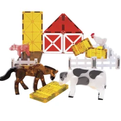 Klocki Magnetyczne Farm Animals 25 el.