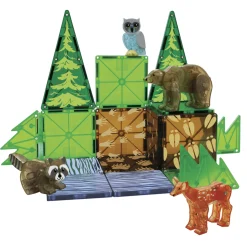 Klocki Magnetyczne Forest Animals 25 el.
