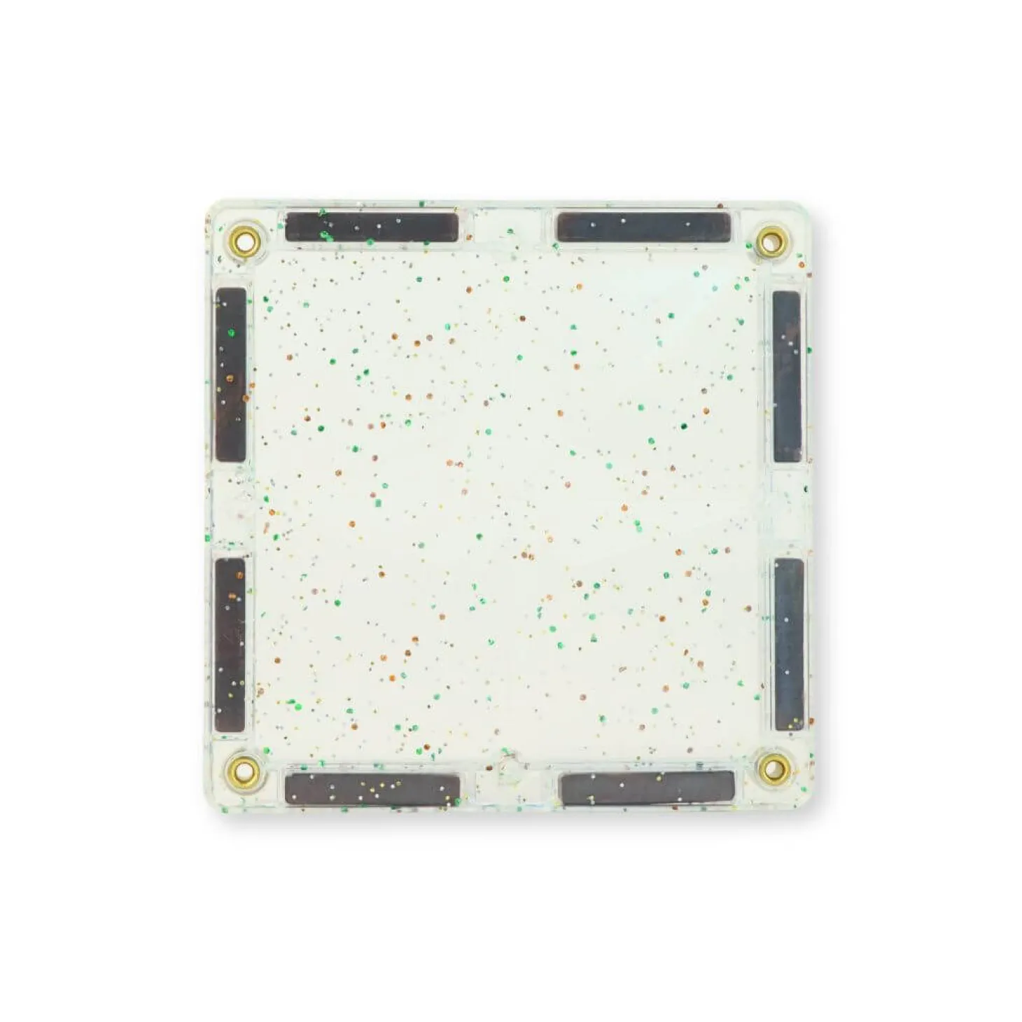 Klocki magnetyczne Glitter Tiles Pack Transparent & Pink - 16 el.