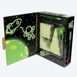 Klocki magnetyczne Glow 16 el.