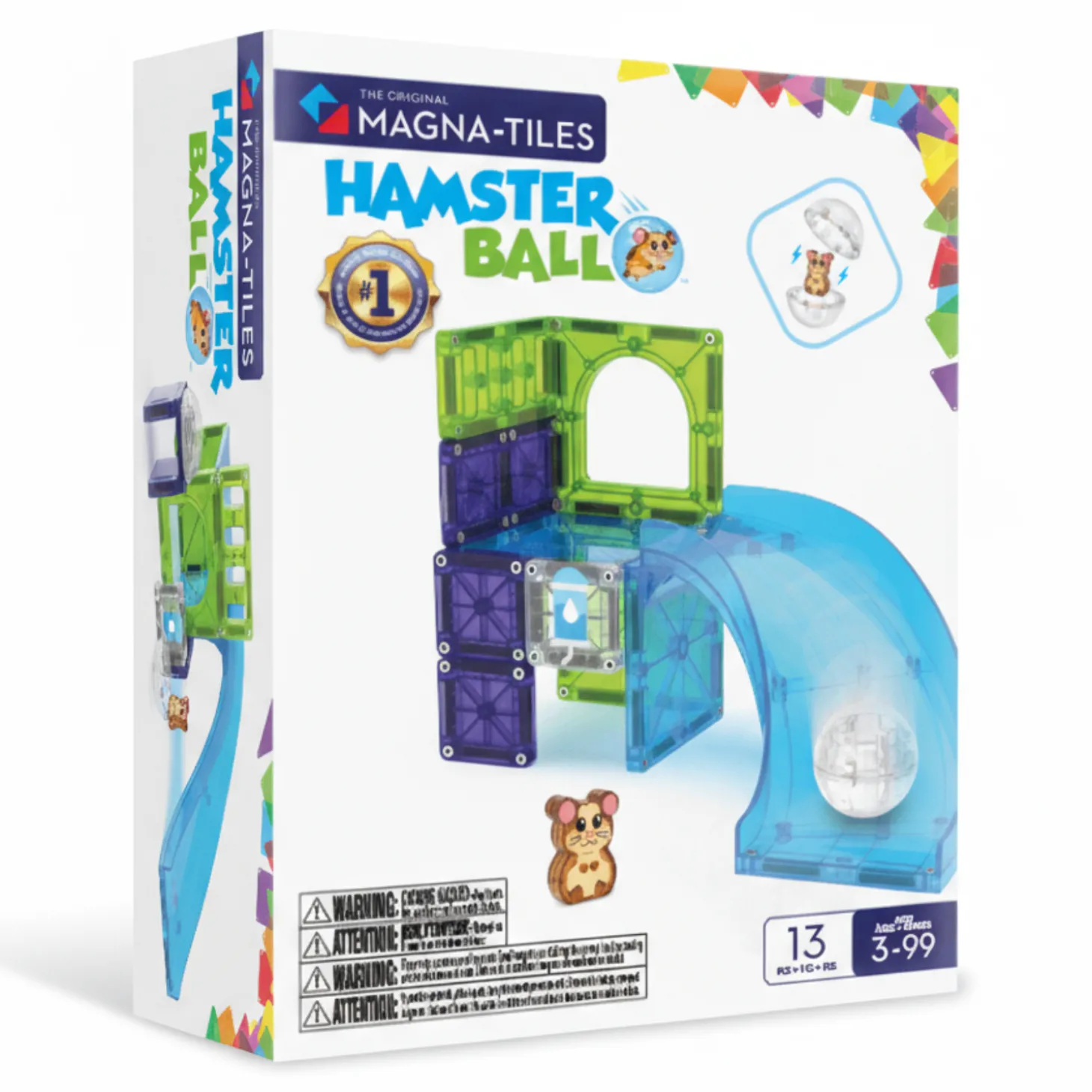 Klocki Magnetyczne Hamster Ball 13 el.