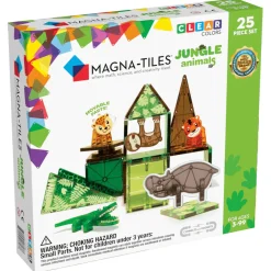 Klocki Magnetyczne Jungle Animals 25 el.