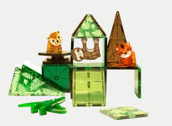 Klocki Magnetyczne Jungle Animals 25 el.