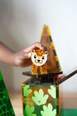 Klocki Magnetyczne Jungle Animals 25 el.