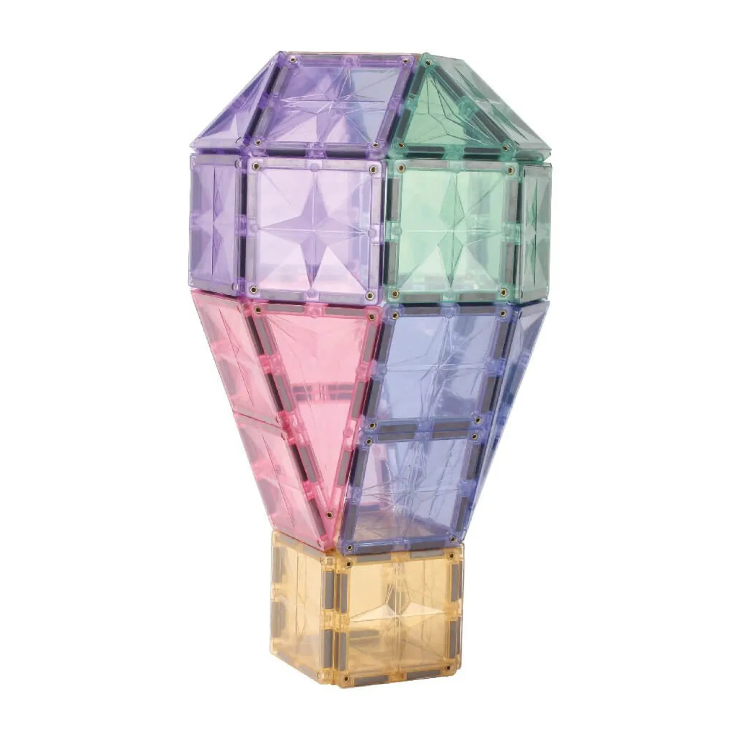 Klocki magnetyczne Large Creative Pack Pastel - 125 el.
