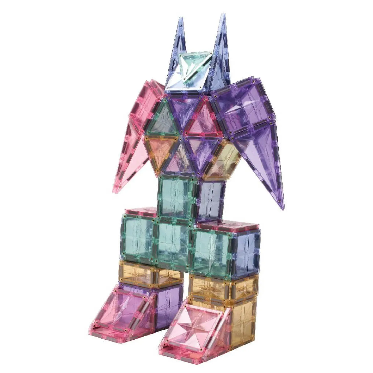 Klocki magnetyczne Large Creative Pack Pastel - 125 el.