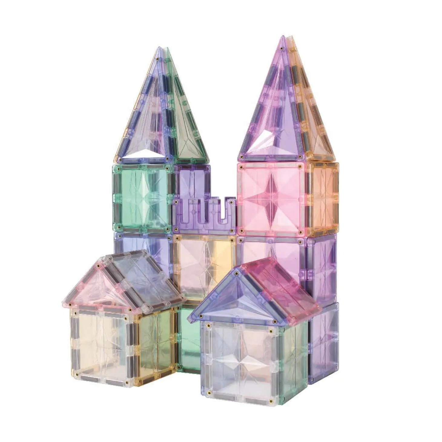 Klocki magnetyczne Large Creative Pack Pastel - 125 el.