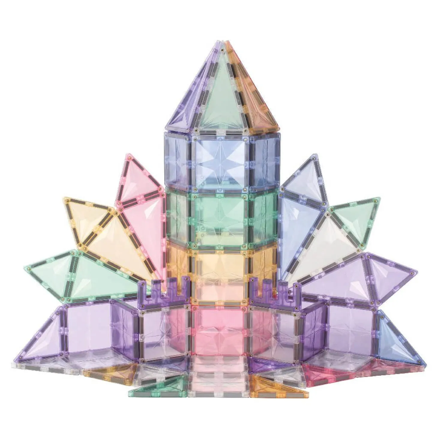 Klocki magnetyczne Mega Creative Pack Pastel - 210 el.