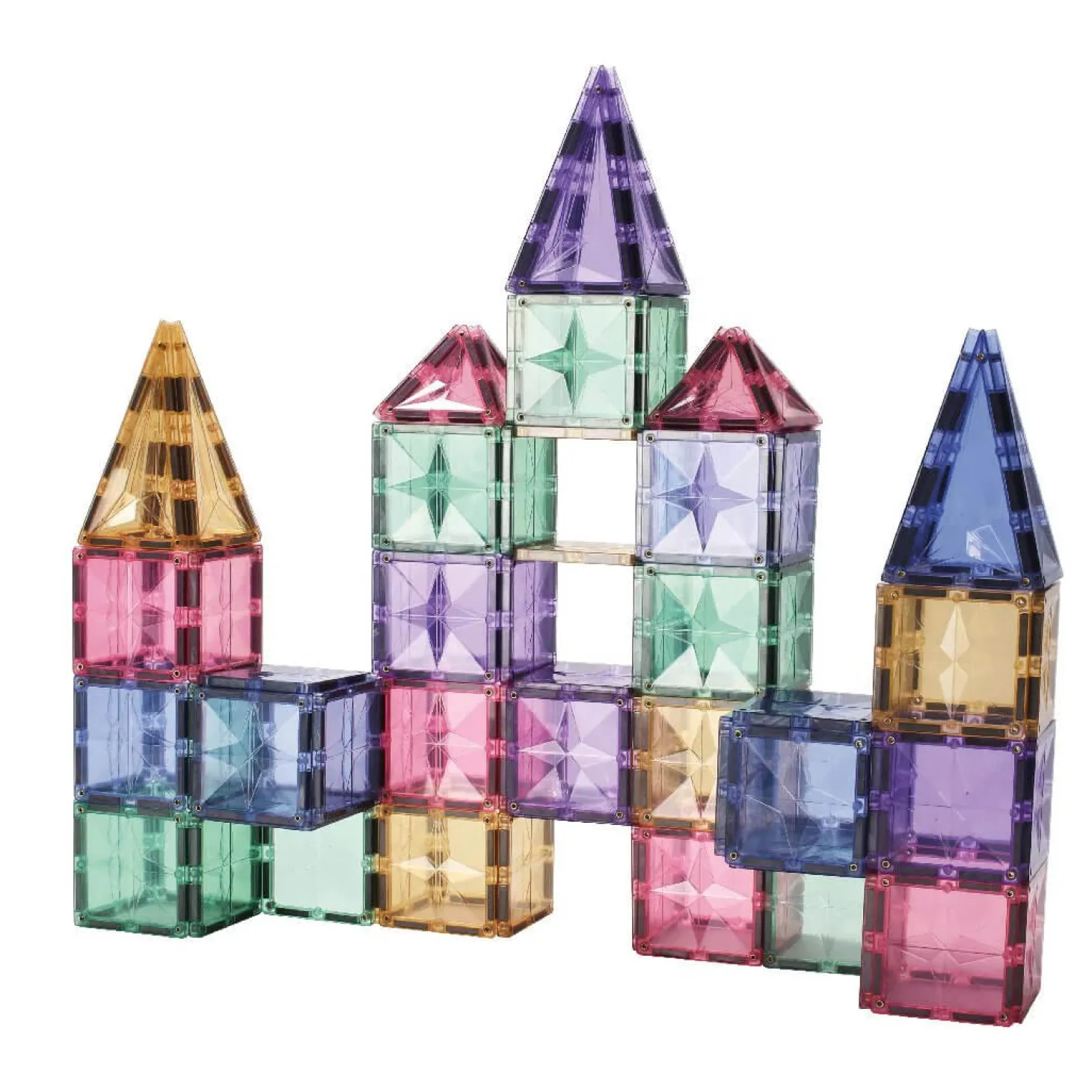 Klocki magnetyczne Mega Creative Pack Pastel - 210 el.