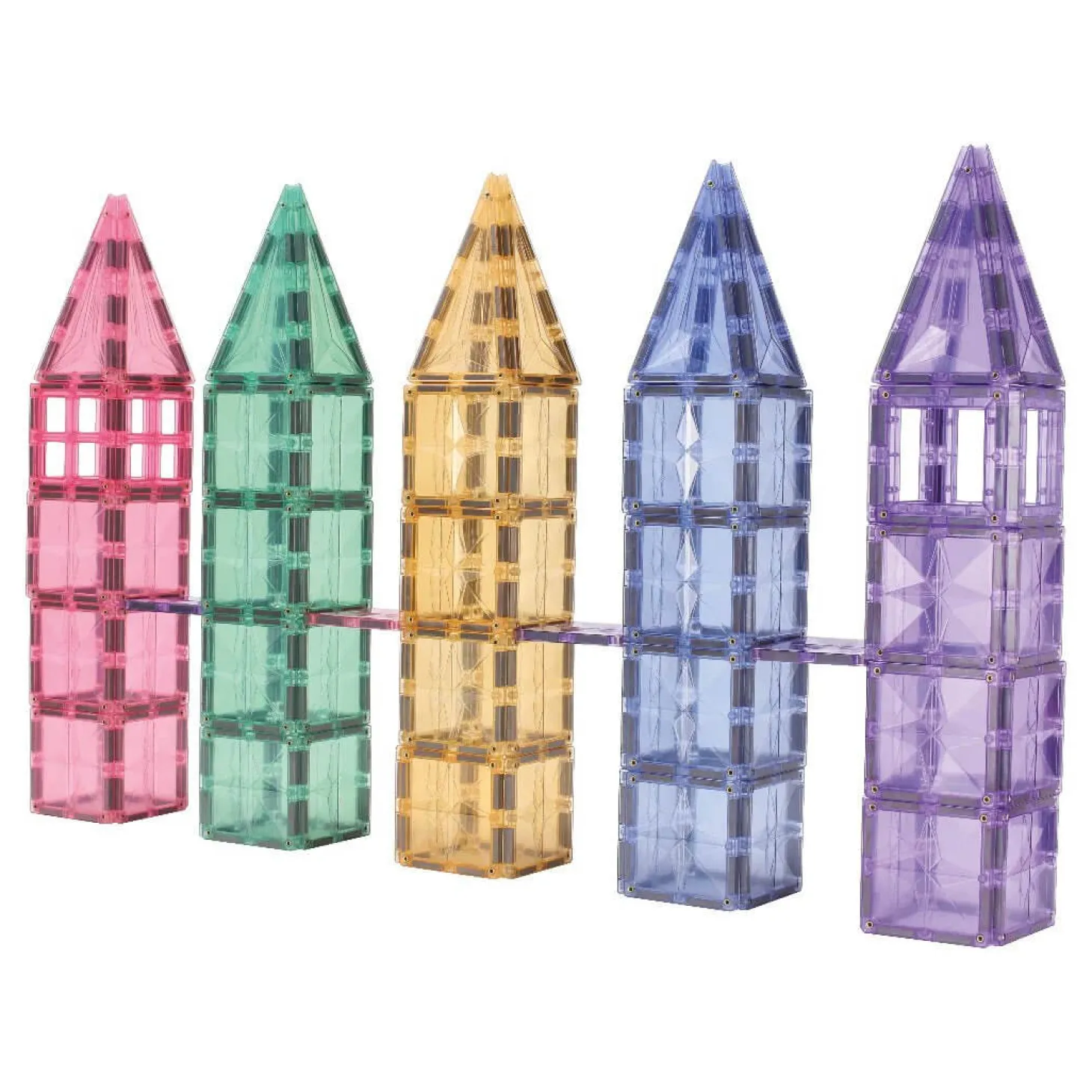 Klocki magnetyczne Mega Creative Pack Pastel - 210 el.