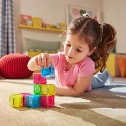 Klocki Magnetyczne microMAGS Cubes, 9 el.