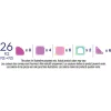 Klocki Magnetyczne microMAGS Heart to Heart Travel 26 el.