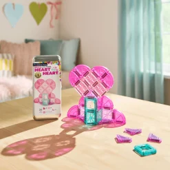 Klocki Magnetyczne microMAGS Heart to Heart Travel 26 el.