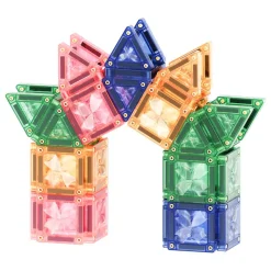 Klocki magnetyczne Mini Tiles Pack Pastel 28 el.
