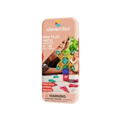 Klocki magnetyczne Mini Tiles Pack Pastel 28 el.