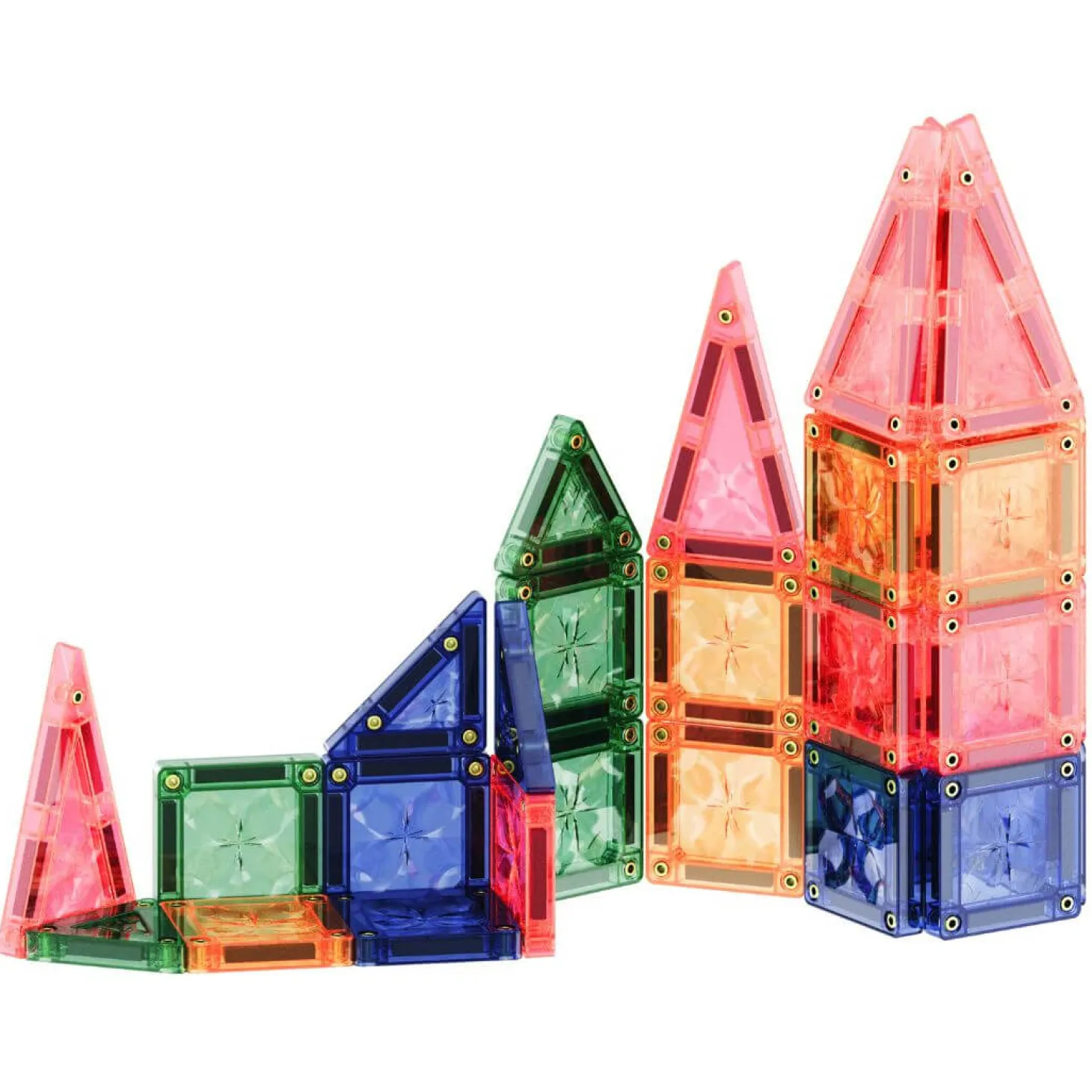 Klocki magnetyczne Mini Tiles Pack Pastel 28 el.