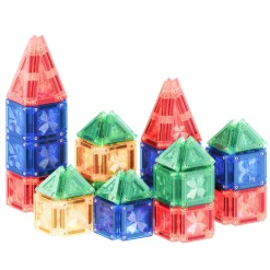 Klocki magnetyczne Mini Tiles Pack Intense 28 el.