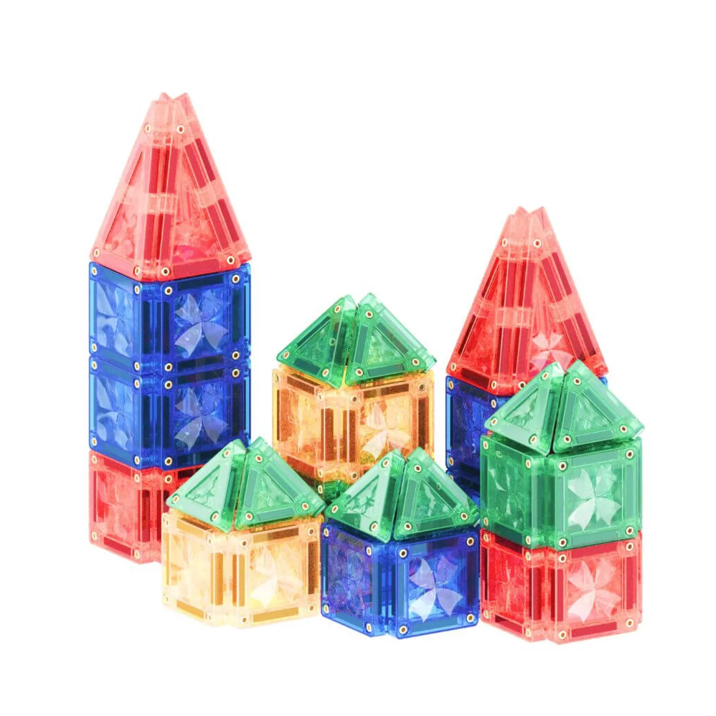 Klocki magnetyczne Mini Tiles Pack Intense 28 el.