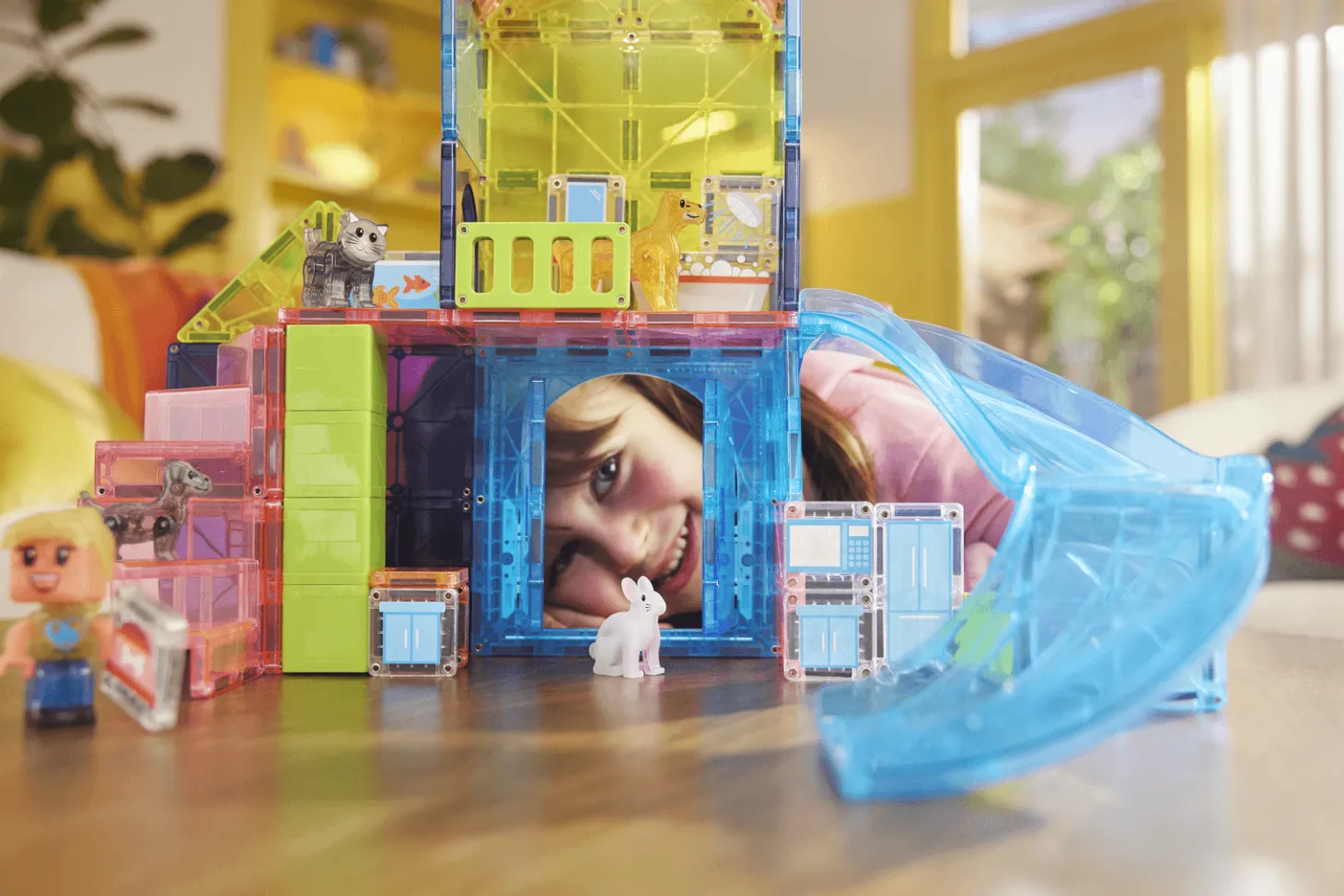 Klocki Magnetyczne Pet Playhouse 50 el.