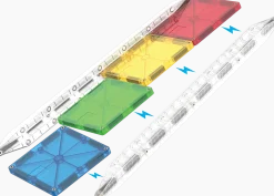 Klocki magnetyczne Rail Racers XL 90 el.
