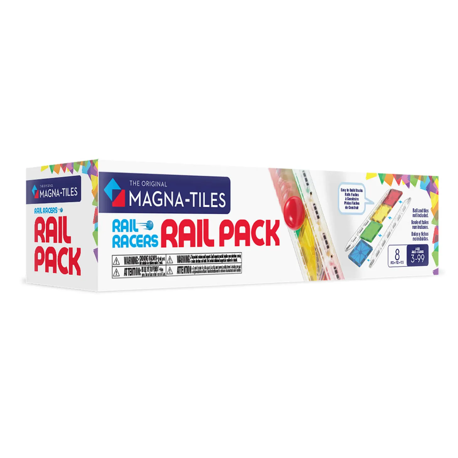 Klocki Magnetyczne Rail Racers Rail Pack