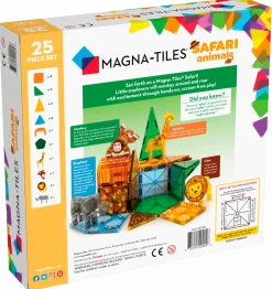 Klocki Magnetyczne Safari Animals 25 el.