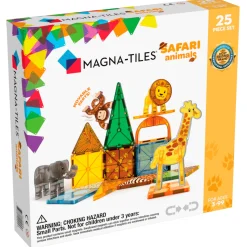 Klocki Magnetyczne Safari Animals 25 el.