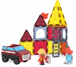 Klocki magnetyczne Straż Pożarna 27 el.
