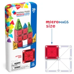 Klocki Magnetyczne Travel microMAGS 26 el.