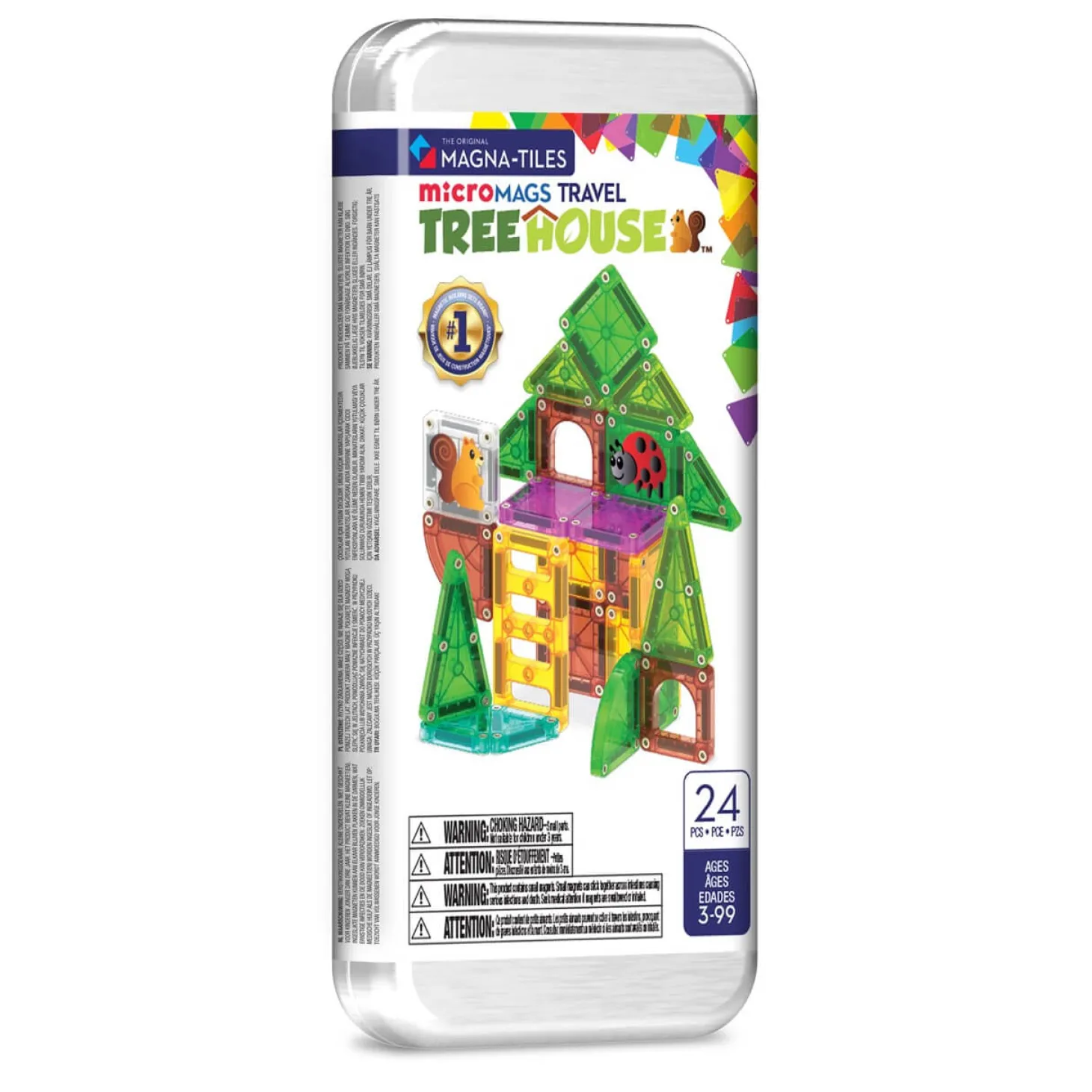 Klocki Magnetyczne Travel Treehouse 24 el.