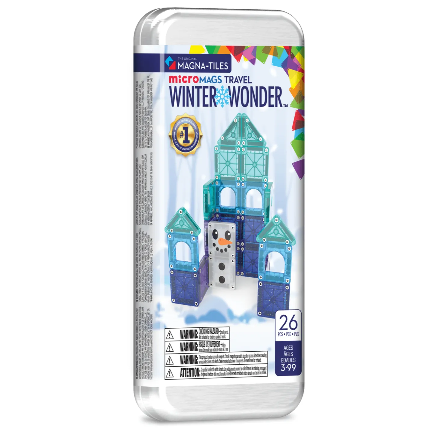 Klocki Magnetyczne Travel Winter Wonder 26 el.