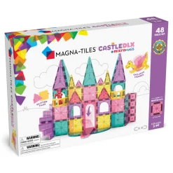 Klocki Magnetyczne Zamek DLX 48 el.