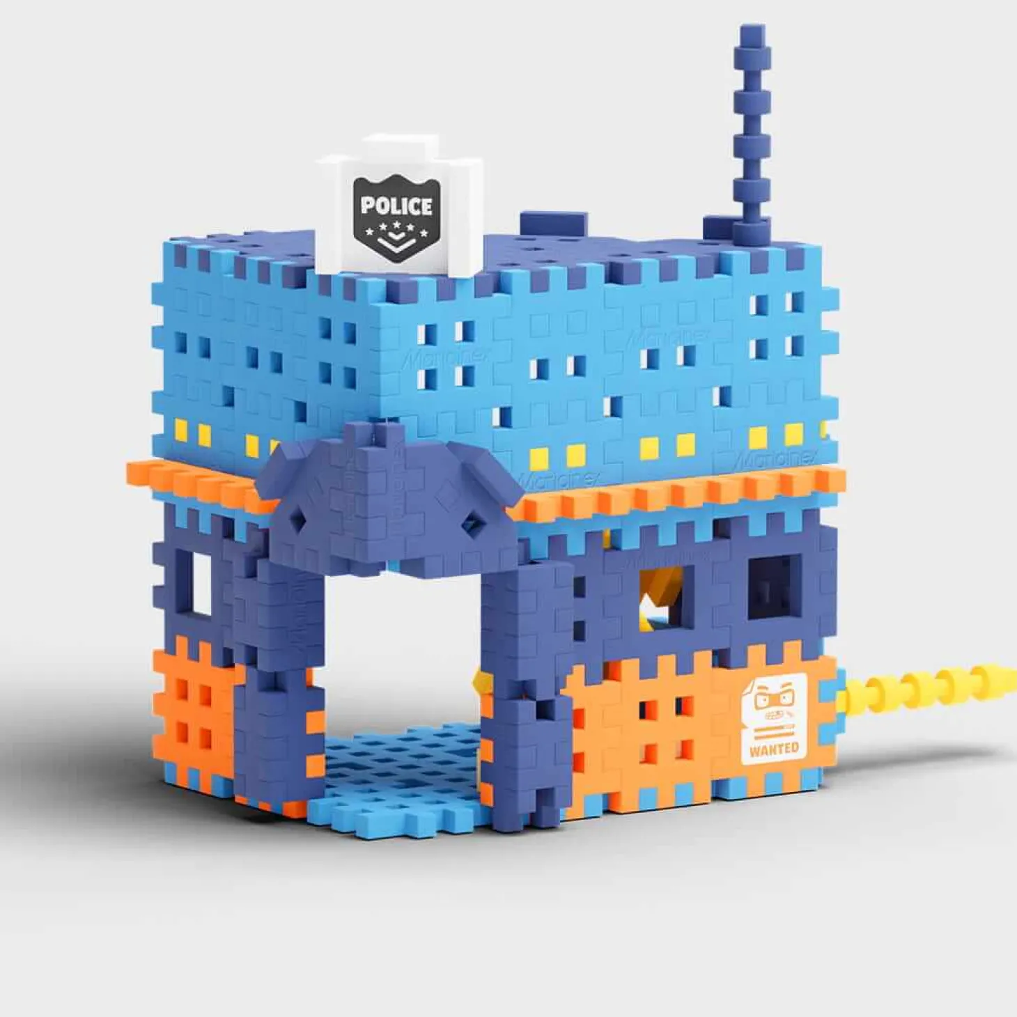 Klocki MINI Waffle City Posterunek Policji 280 el.