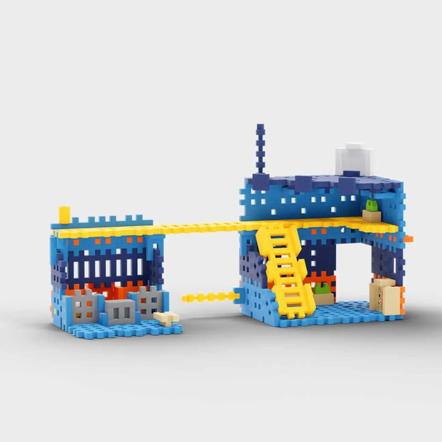 Klocki MINI Waffle City Posterunek Policji 280 el.