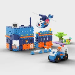 Klocki MINI Waffle City Posterunek Policji 280 el.