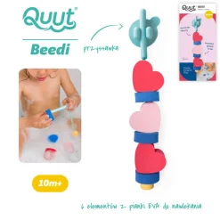 Klocki piankowe do nawlekania do kąpieli Beedi - Hearts