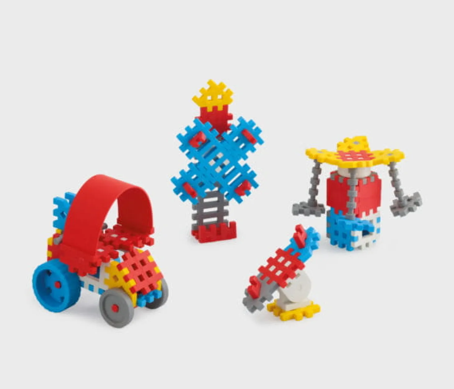 Klocki waffle MINI konstruktor chłopiec 70 szt.