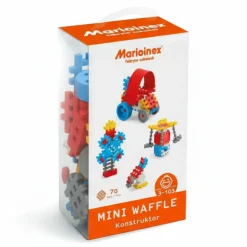 Klocki waffle MINI konstruktor chłopiec 70 szt.