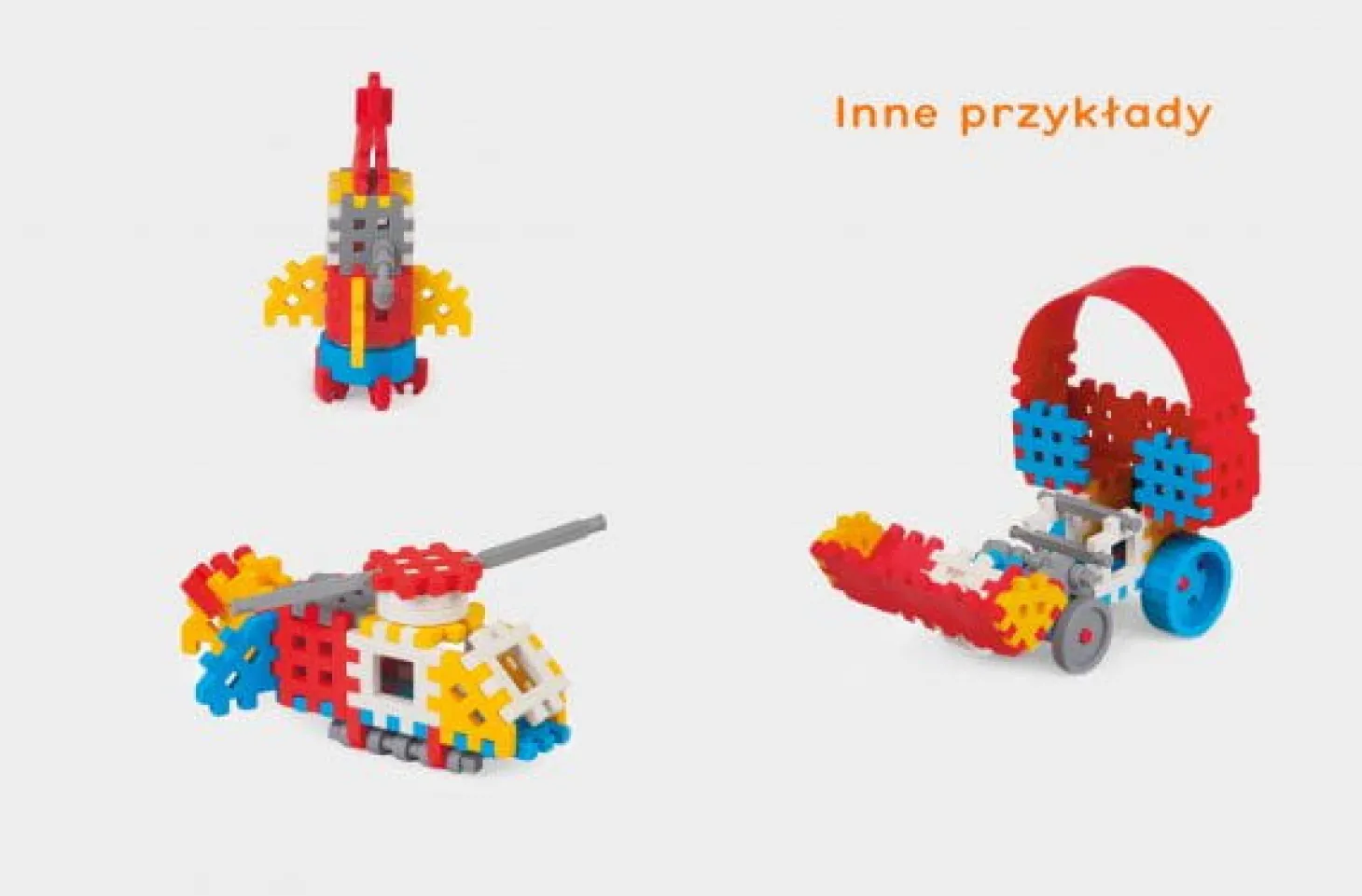 Klocki waffle MINI konstruktor chłopiec 70 szt.