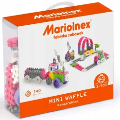 Klocki waffle MINI konstruktor dziewczynka 140 szt.