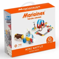 Klocki waffle MINI konstruktor chłopiec 140 szt.