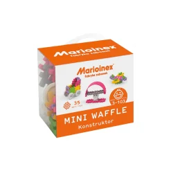 Klocki waffle MINI konstruktor dziewczynka 35 szt.
