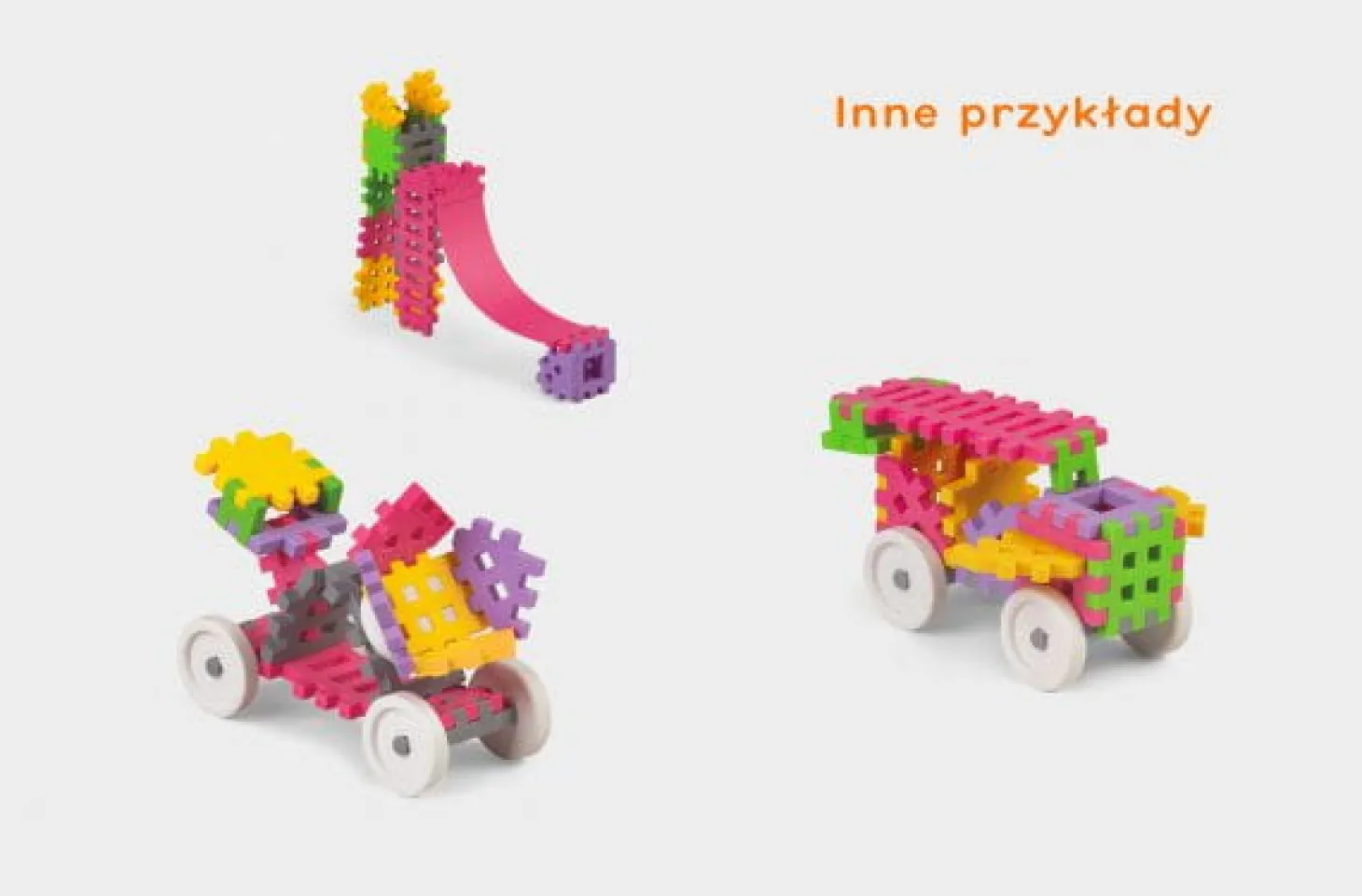 Klocki waffle MINI konstruktor dziewczynka 35 szt.