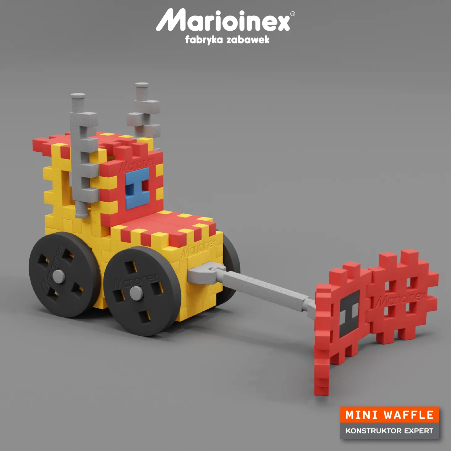 Klocki waffle MINI Konstruktor Expert 141 szt.